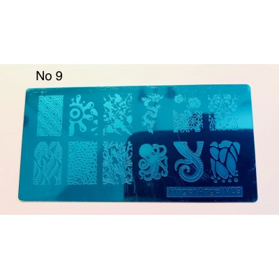 Plaque stamping XL no9
